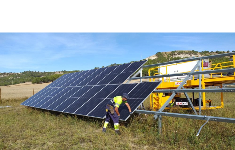 montaje panel solar