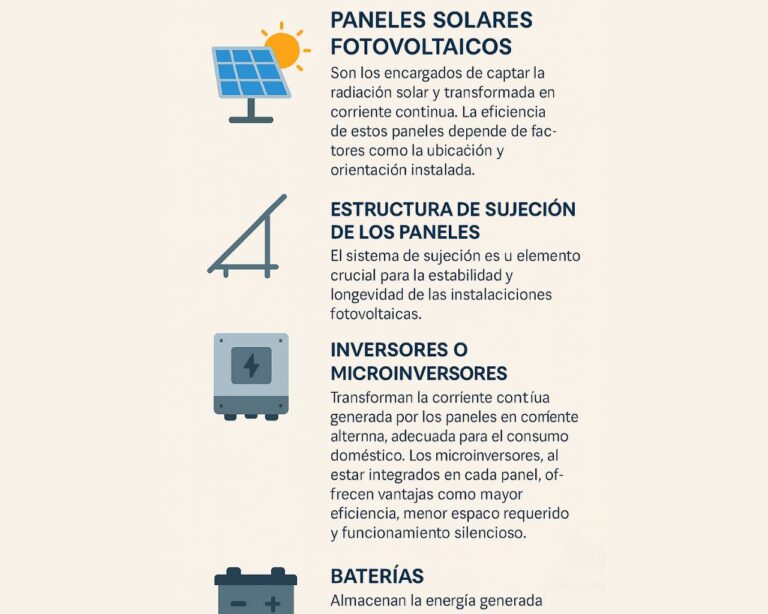 Componentes de un Kit Solar